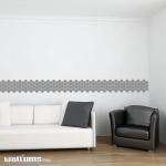 Solid Honeycomb Pattern Wall Decal - Vinyl Wall..