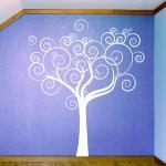 Whimsical Lovetree Wall Decal- Vinyl Wall Art..