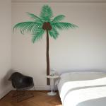 Tall Coconut Palm Tree Wall Decal
