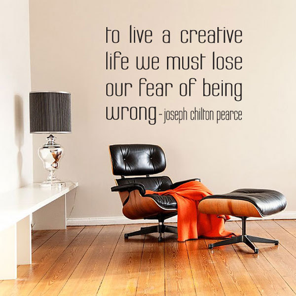 To Live A Creative Life - Quote - Vinyl Wall Art Decal Sticker
