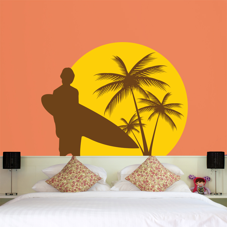 Surfer's Paradise Wall Decal
