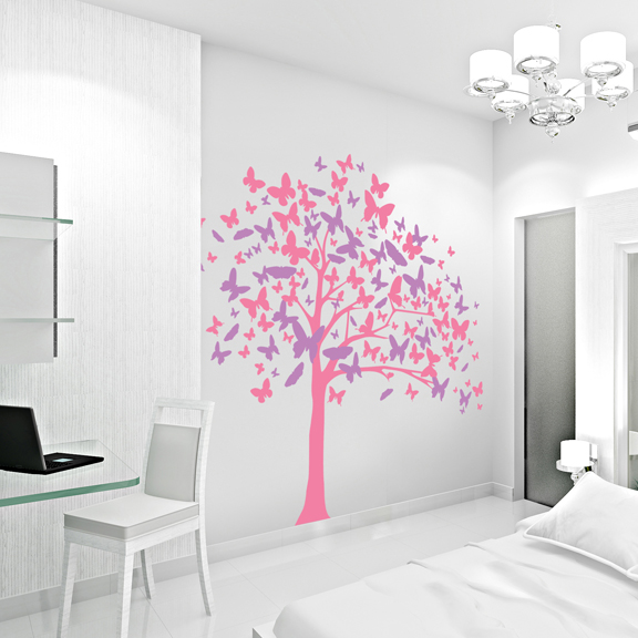 Butterfly Tree Wall Decal