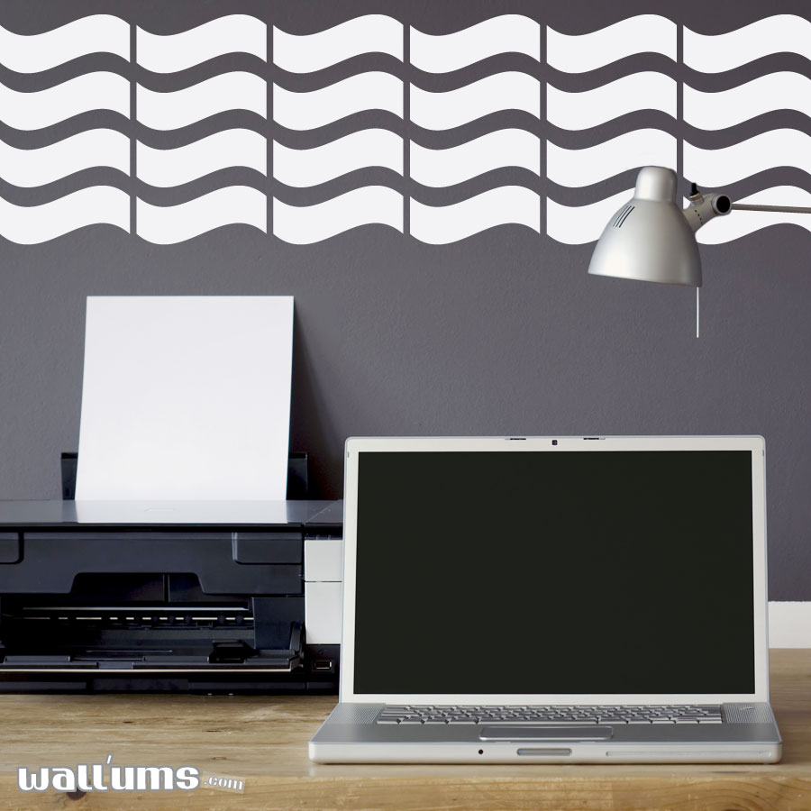 Wall Waves Solid Wall Decal